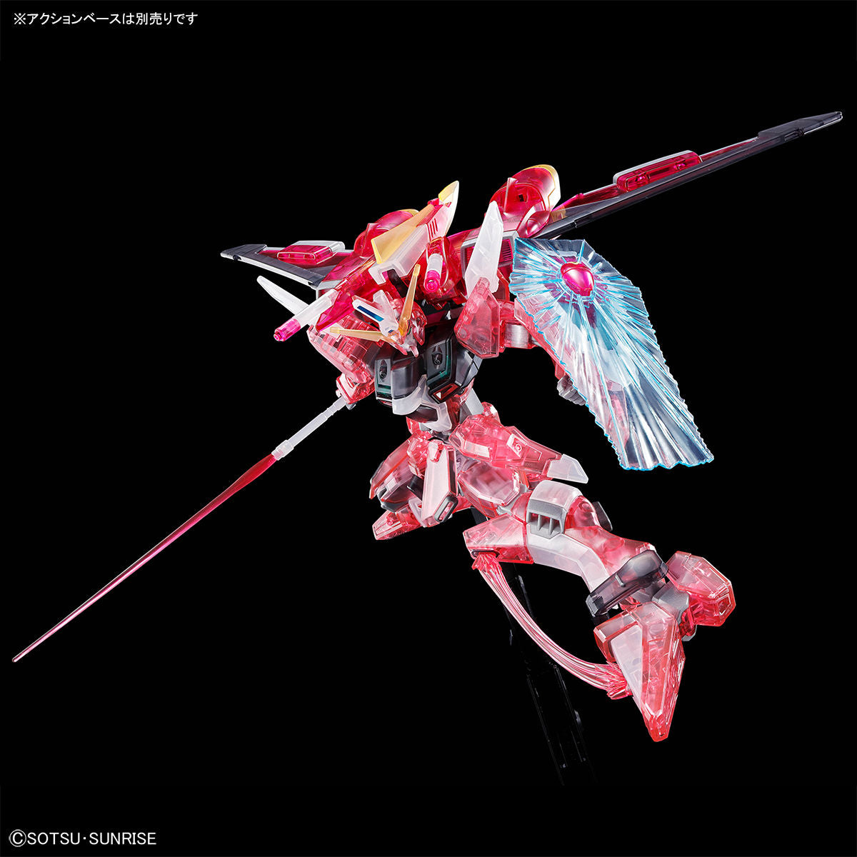 GUNDAM - HG 1/144 - Infinite Justice Gundam (Clear Color) - Premium Bandai - image 3