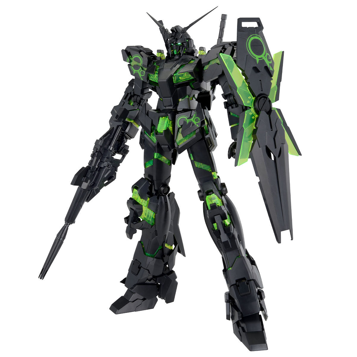 MG 1/100 - Gundam Base Limited - Unicorn Gundam [Recirculation Color / Clear Neon Green]2