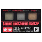 TAMIYA - WEATHERING MASTER SET F (TITANIUM/LIGHT GUNMETAL/COPPER)