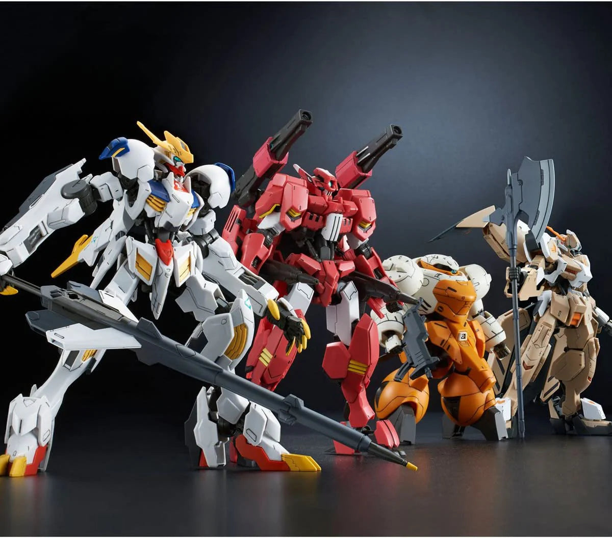 GUNDAM - HGUC 1/144 - IBO Tekkadan Complete Set - Premium Bandai