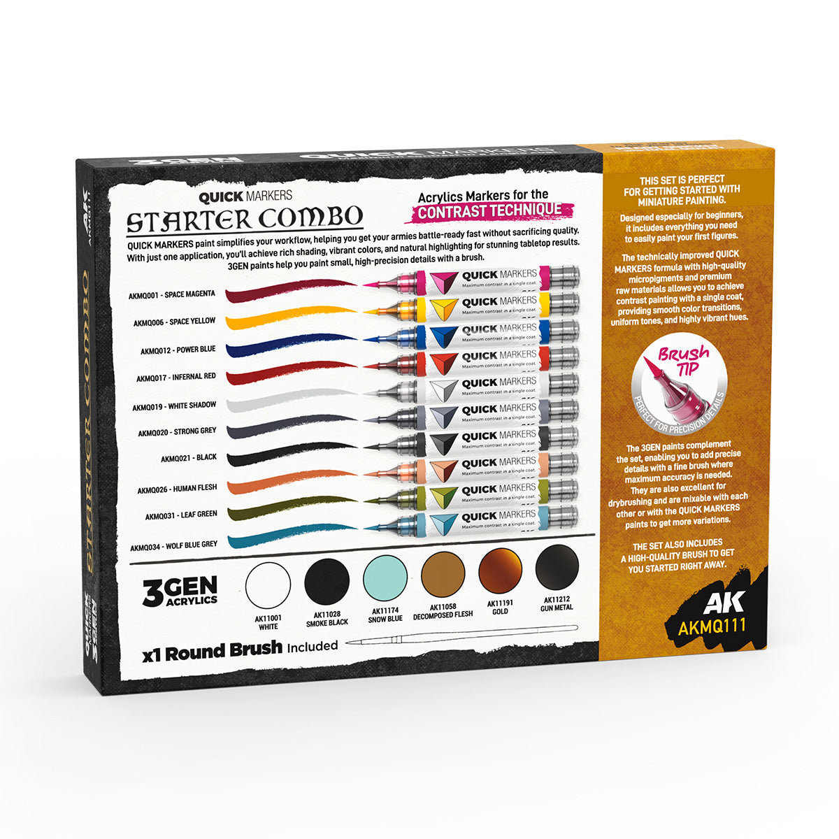 Ak Interactive - Quickmarker Starter Combo + 3Gen Set