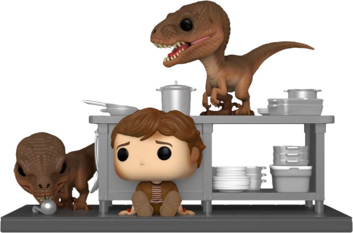 JURASSIC PARK - Pop Moments N° 1199 - Tim & Velociraptors - Special Edition