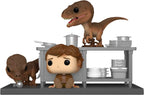JURASSIC PARK - Pop Moments N° 1199 - Tim & Velociraptors - Special Edition