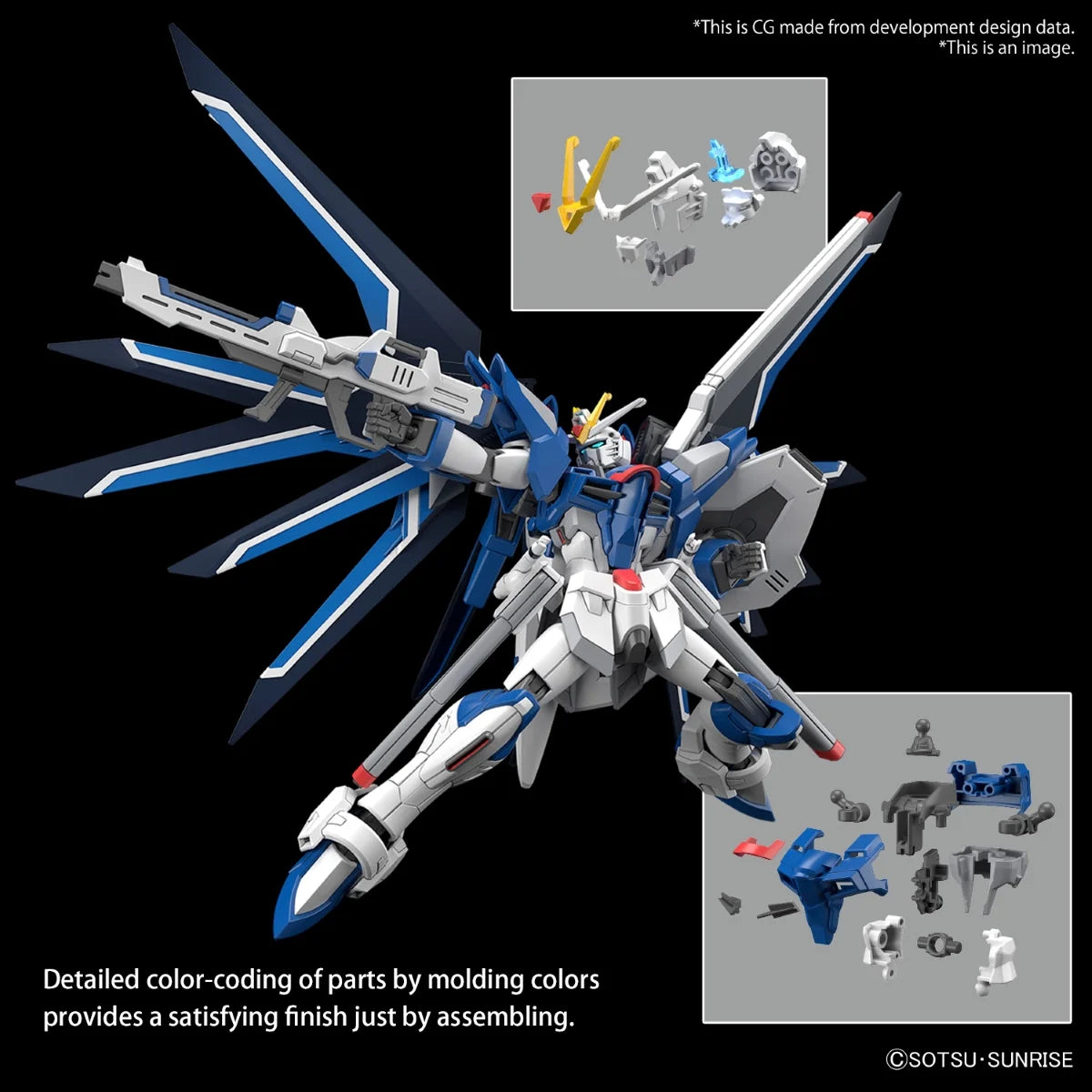 GUNDAM - HG 1/144 - Rising Freedom Gundam - Model Kit