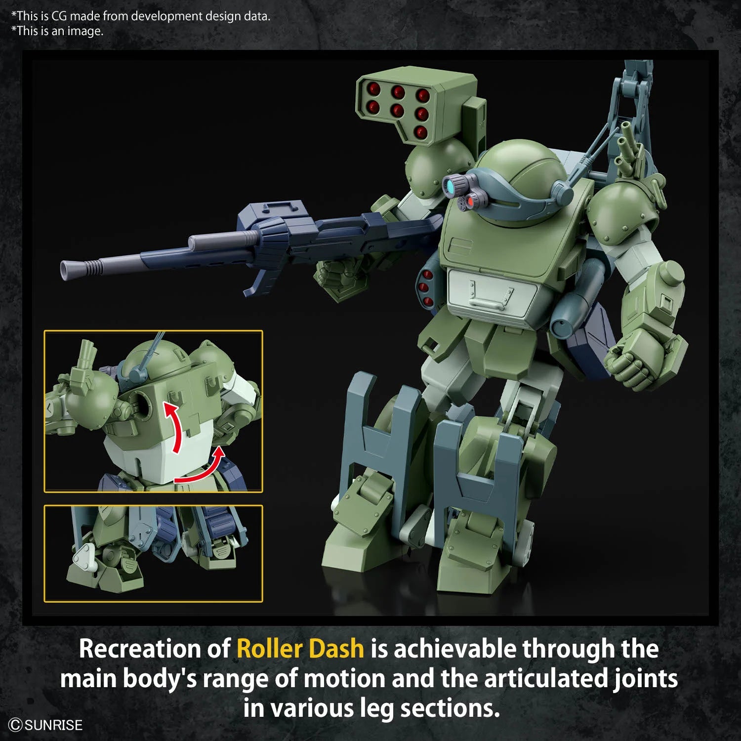 ARMORED TROOPER VOTOMS - HG Burglary dog - Model Kit