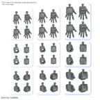 GUNDAM - Option Parts Set Gunpla 4 (Build Hands Round) - Model Kit