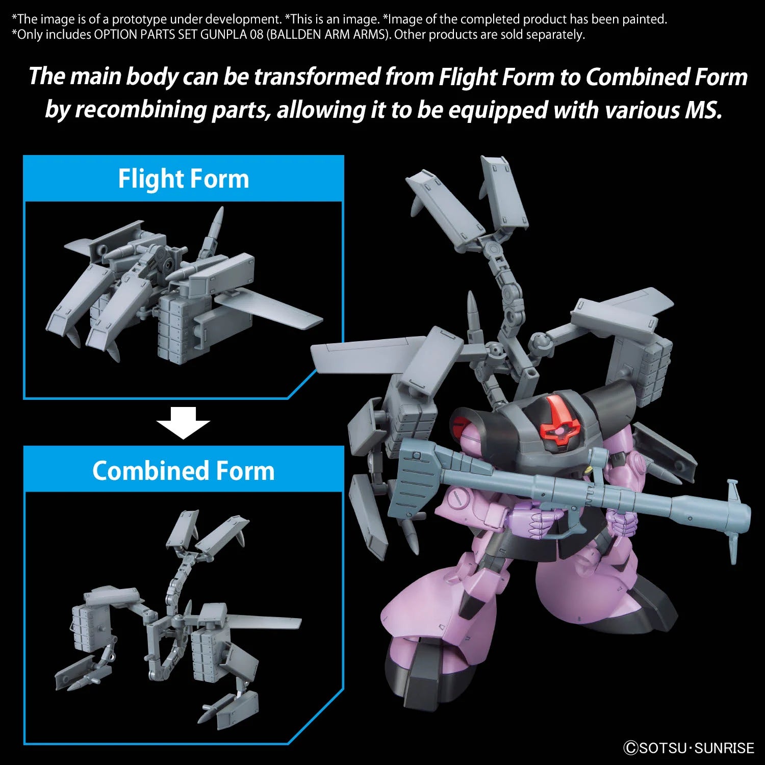 GUNDAM - Build Fighters - Ballden Arms - Model Kit 