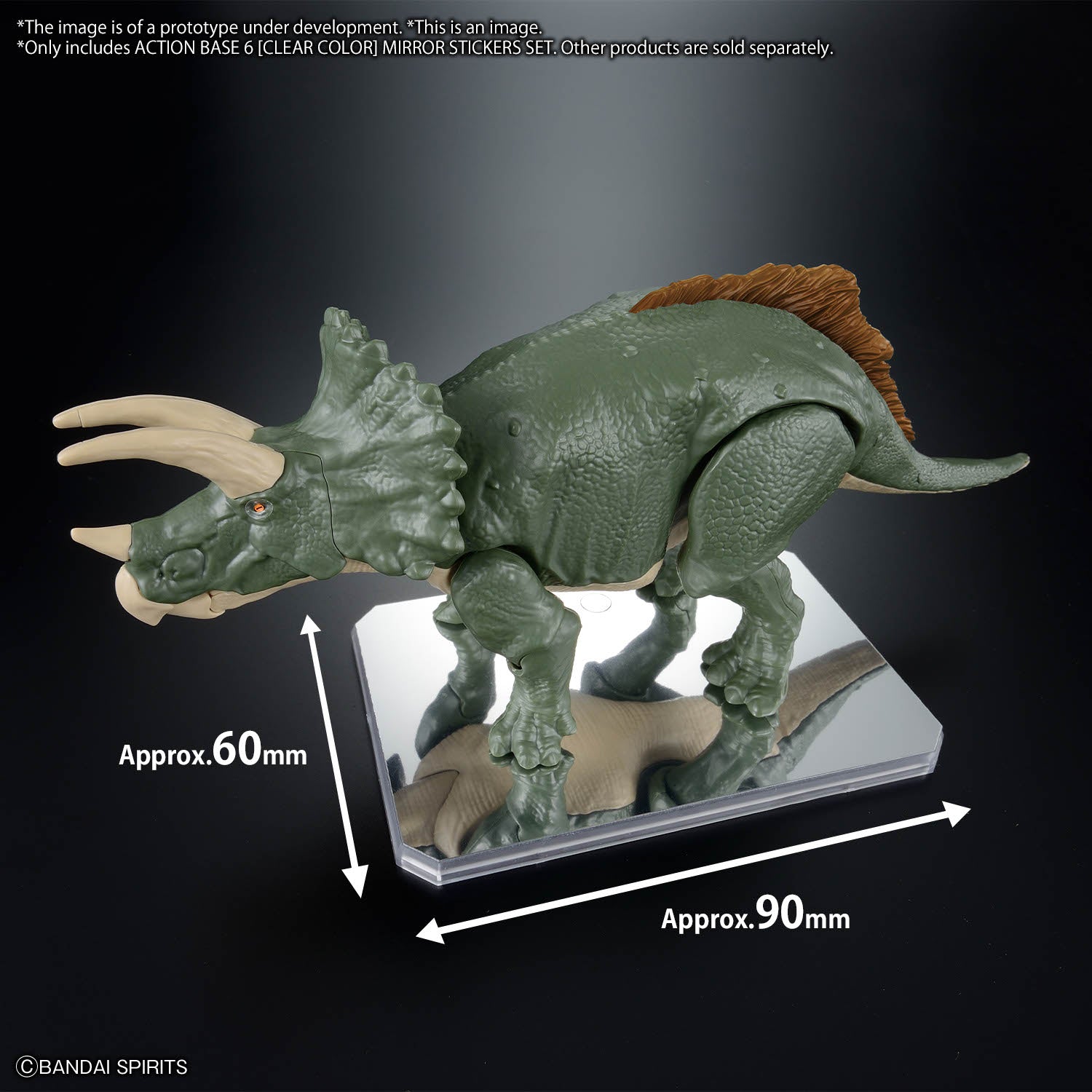 GUNDAM - Action Base 6 (Clear Color) Mirror Stickers Set