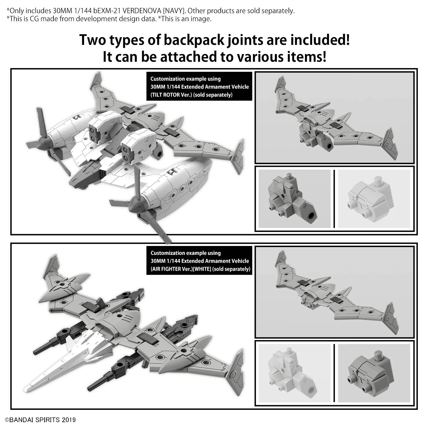 30MM - 1/144 - bEXM-21 Verdenova (Navy) - Model Kit