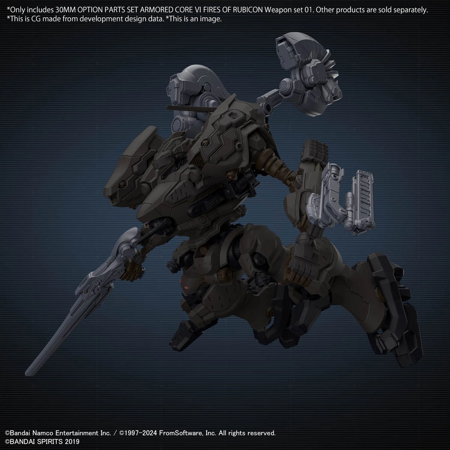 ARMORED CORE VI - 30MM - Option Parts Set Weapon Set 01 - Model Kit