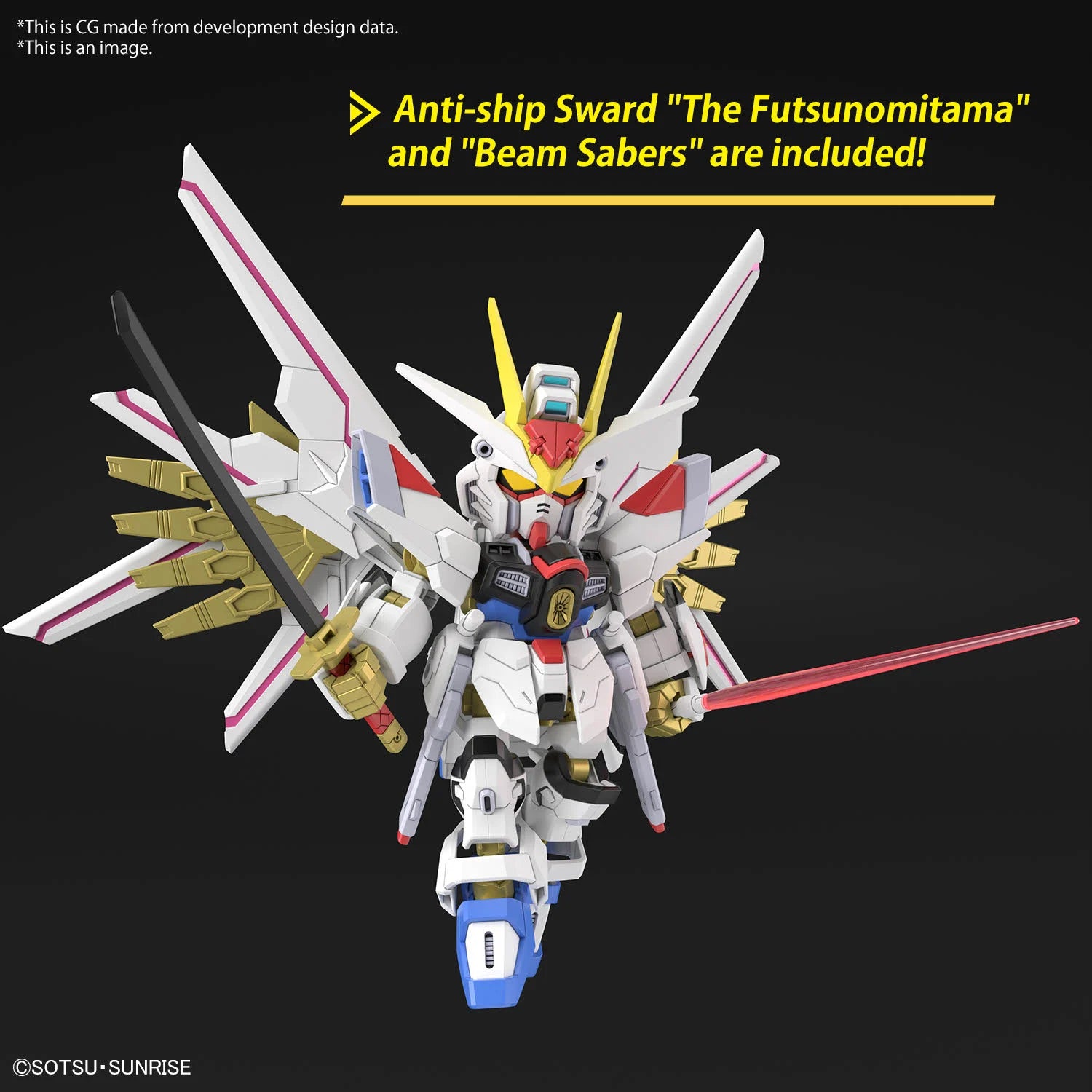 GUNDAM - SD Cross Silhouette - Mighty Strike Freedom - Model Kit