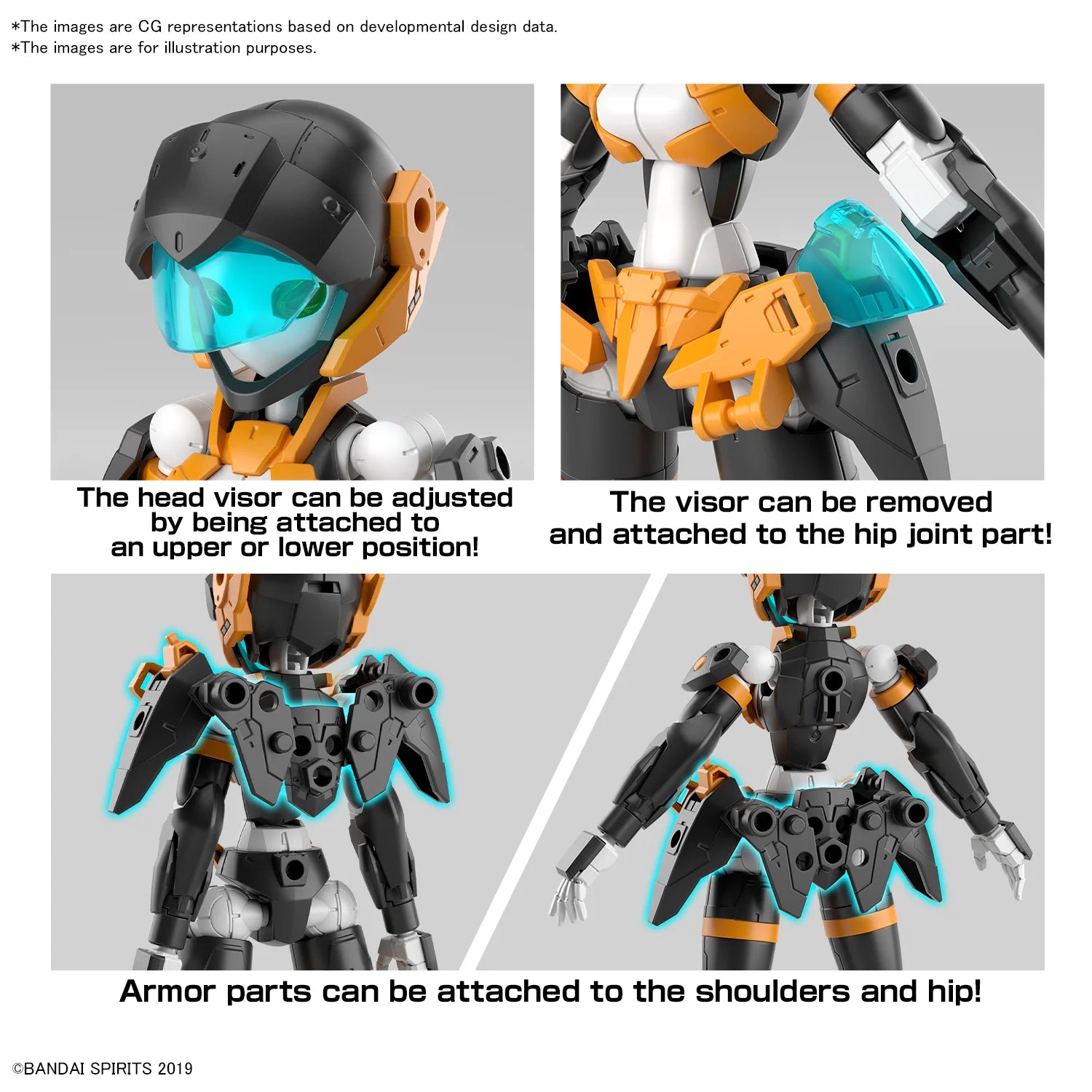 30MM - 1/144 - EXM-H15D Acerby (Type-D)