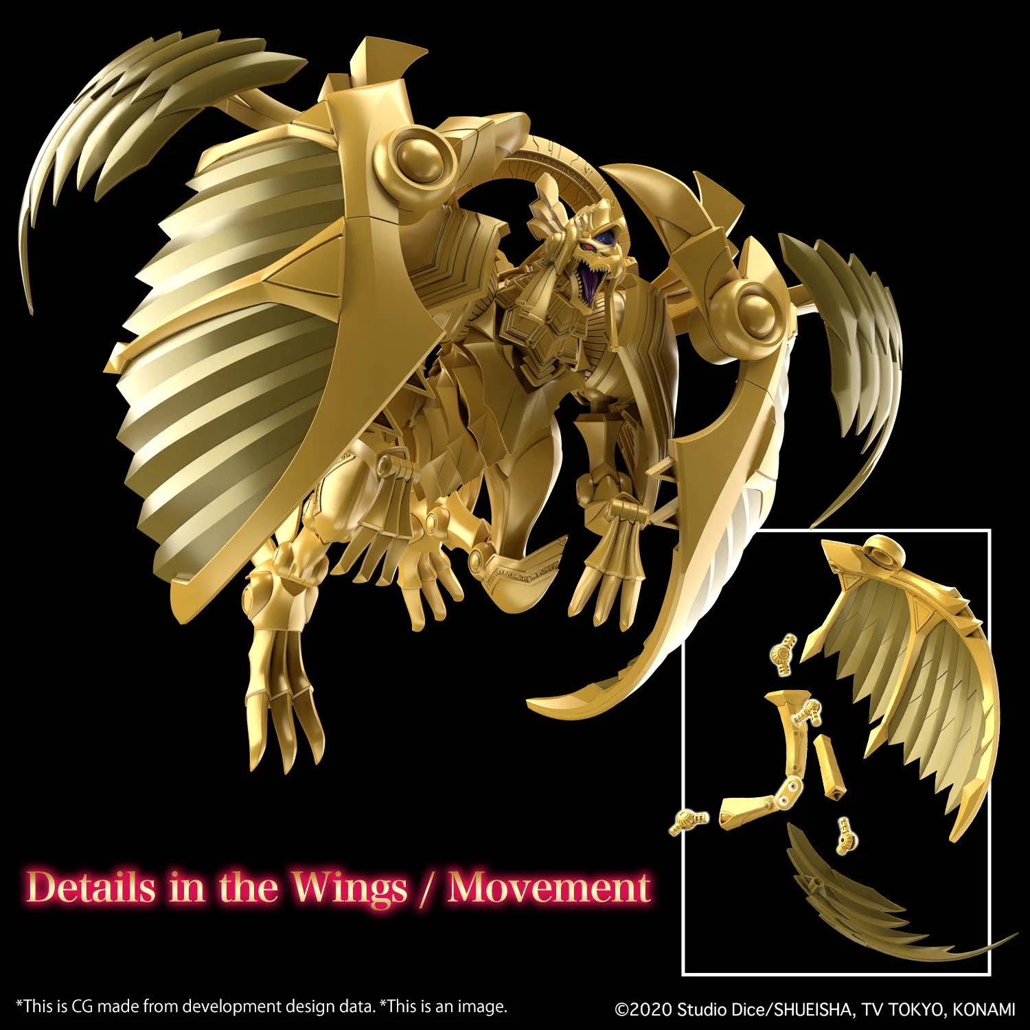 YU-GI-OH - Figure-rise STD Ampl. Winged dragon of Ra