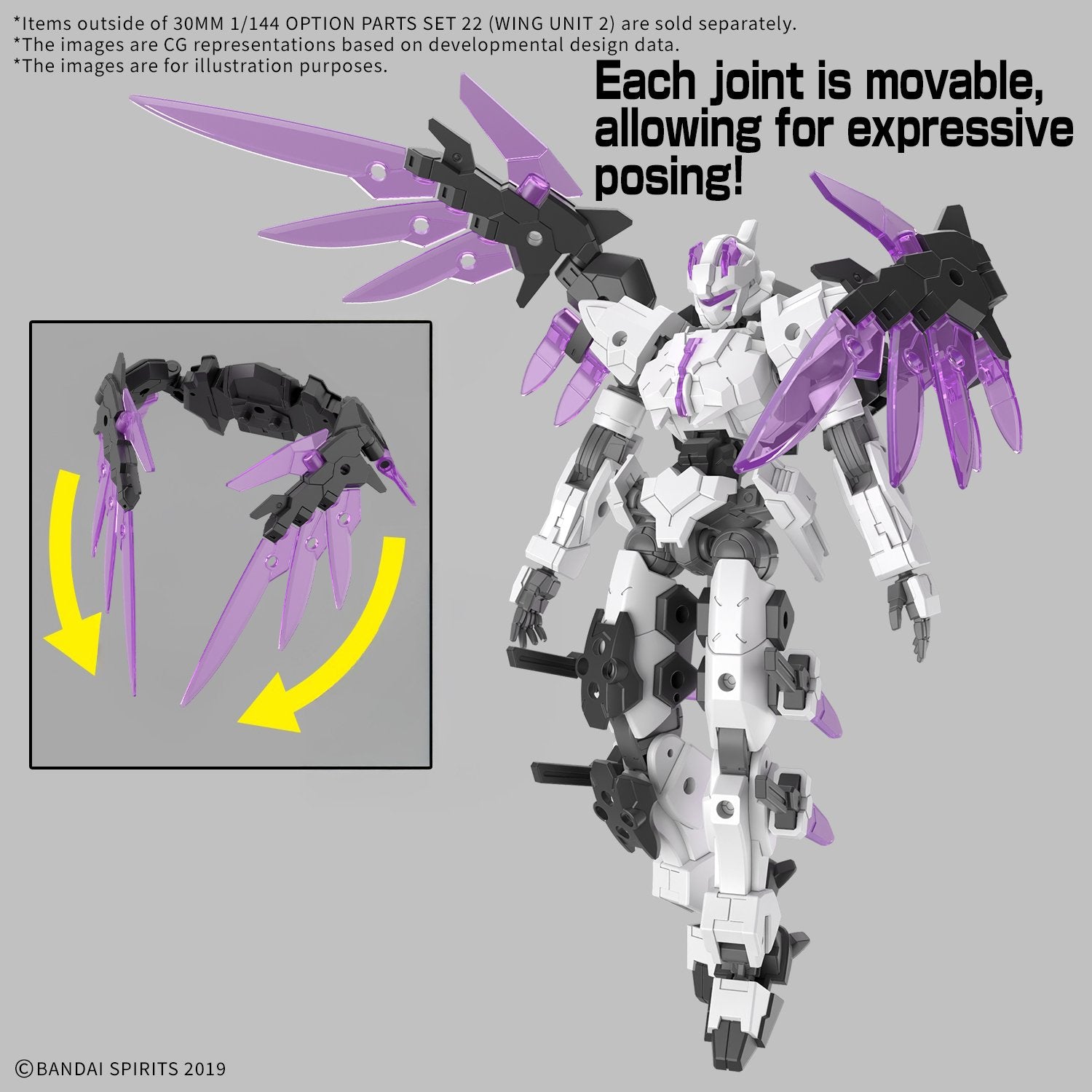 30MM - 1/144 Option parts set 22 (Wing unit 2)-3