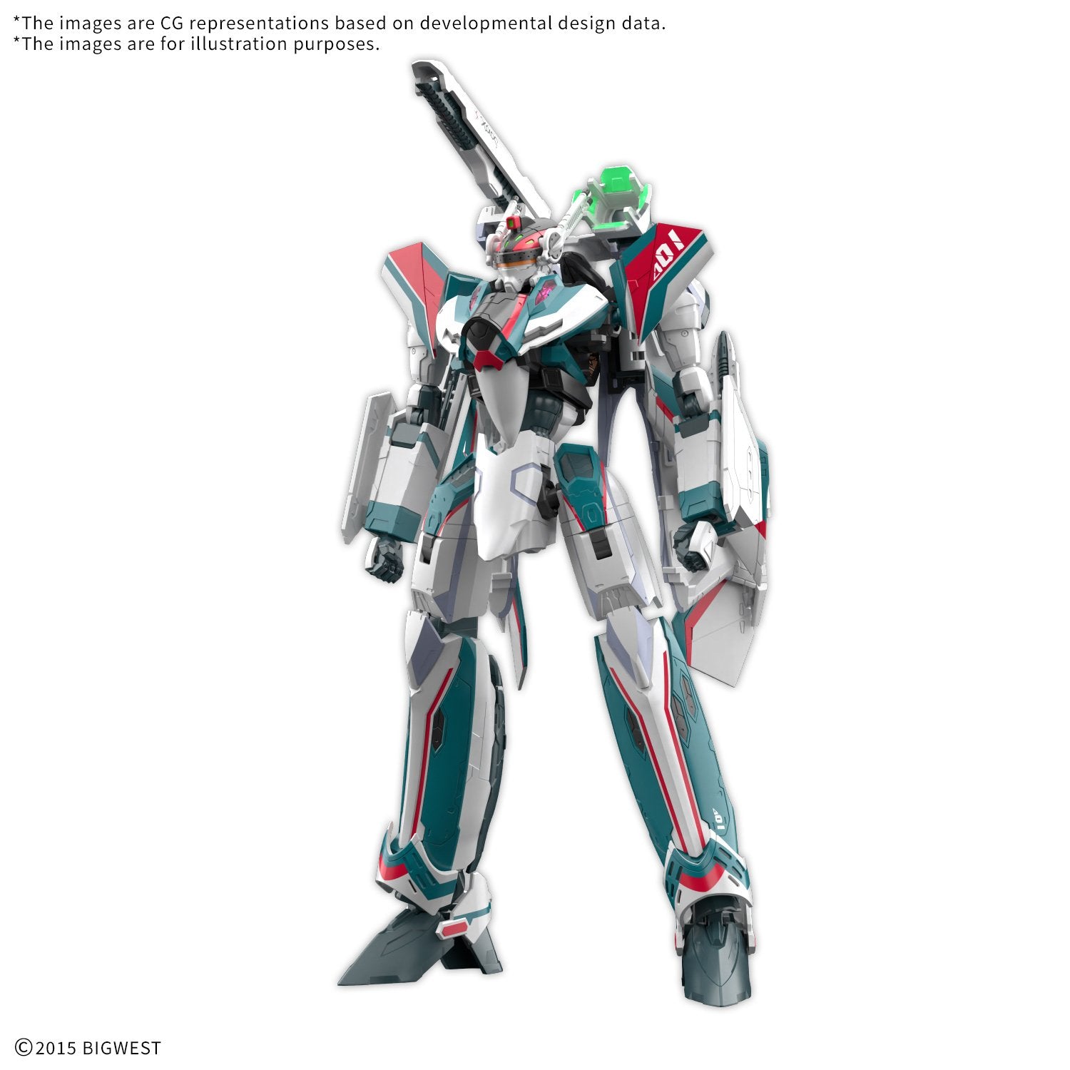 MACROSS - HG 1/100 VF-31S Siegfried (Arad Molders Use) - image 1