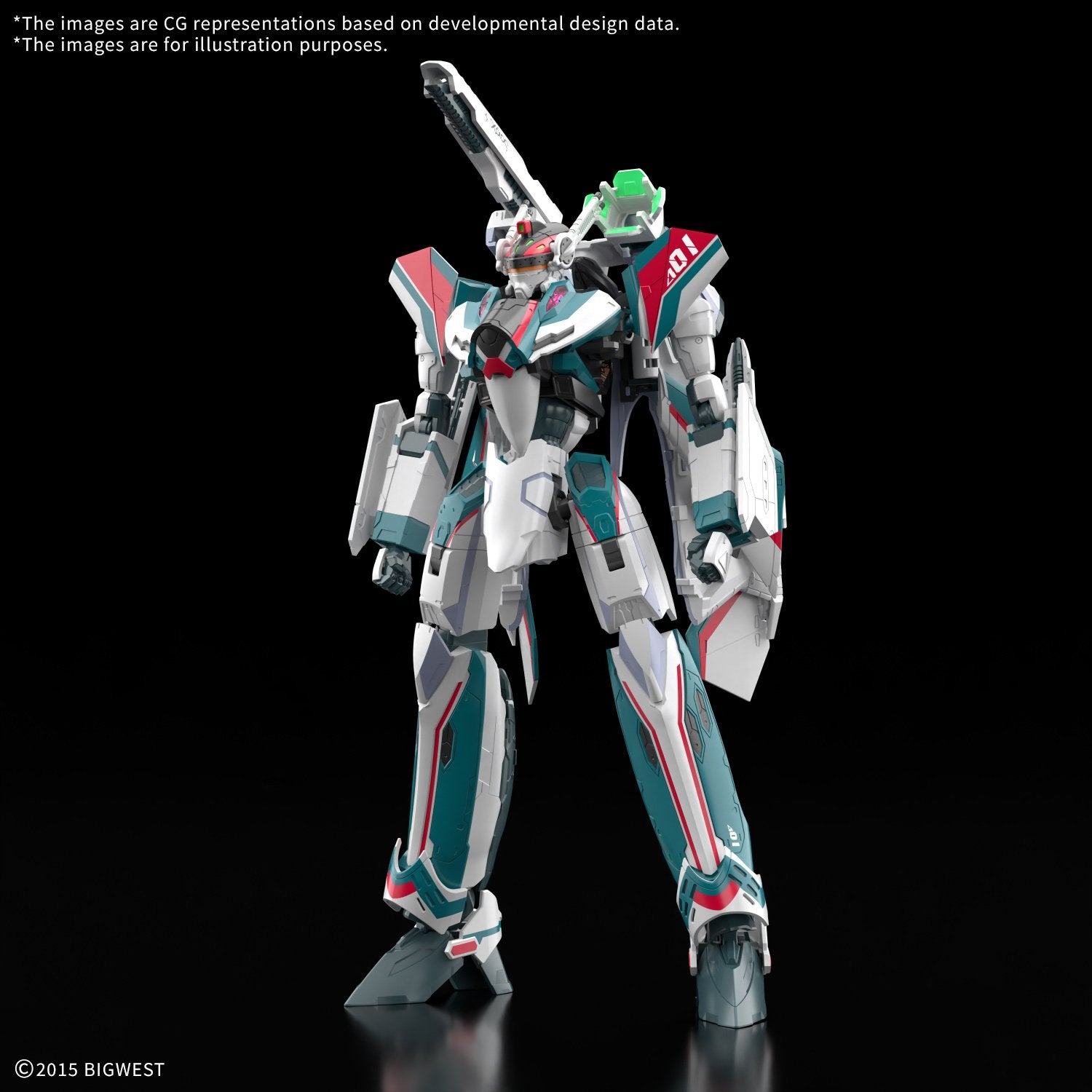 MACROSS - HG 1/100 VF-31S Siegfried (Arad Molders Use) Deluxe Set - image 4