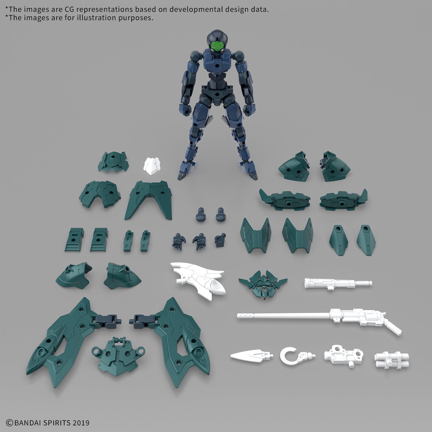 30 Minutes Missions - 1/144 EXM-A9p Spinatio (Pirate Type) - image 3 - details