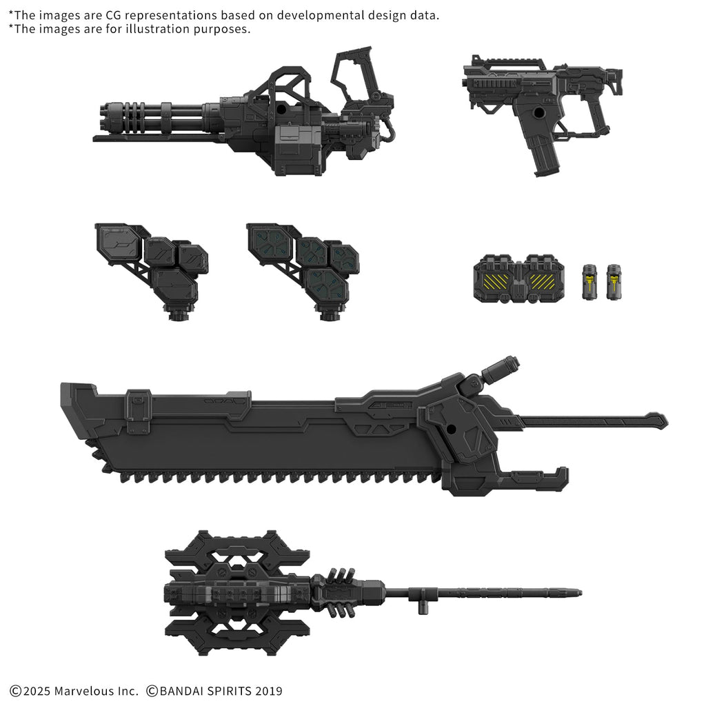 30MM - DAEMON X MACHINA Parts Set TS Weapon Set 1 - image 1