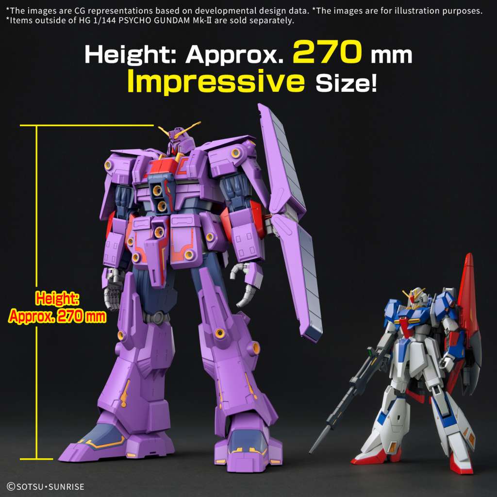 GUNDAM - HG 1/144 - Psycho Gundam Mk-2-3