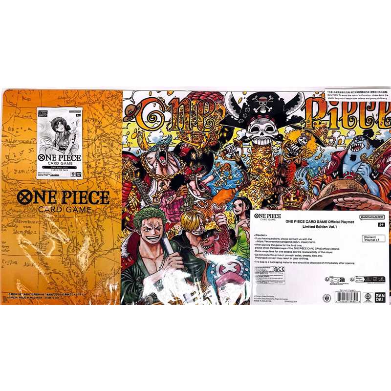 One Piece Card Game Official Playmat Limited Edition Vol.1 + Dash Pack 2025 Gift playmat