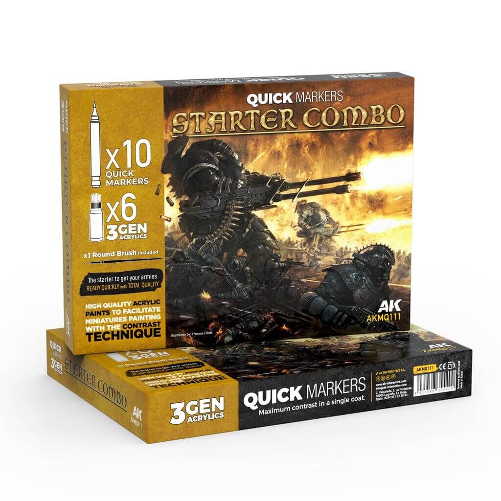 Ak Interactive - Quickmarker Starter Combo + 3Gen Set