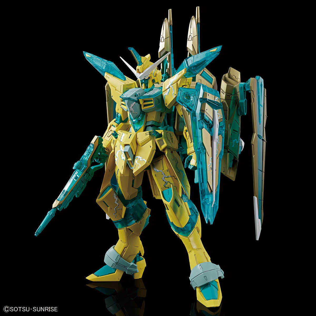 MG 1/144 - Gundam Base Limited - Justice Gundam [CROSS CONTRAST COLORS / CLEAR GREEN] - image 1