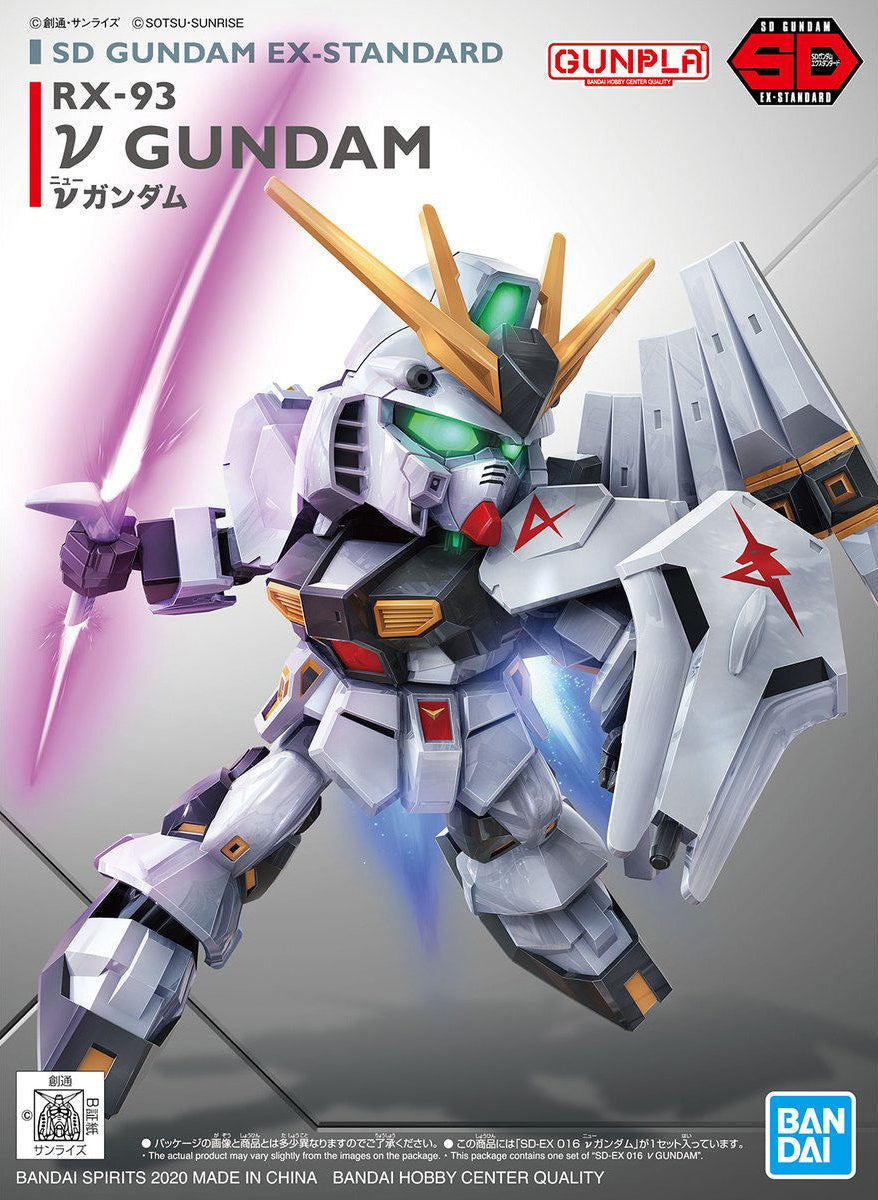 GUNPLA - SD Ex Standard - RX-93 Nu Gundam - artbox